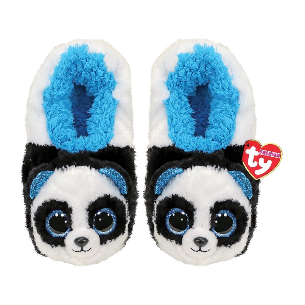 TY Fashion Pantoffels Panda Bamboo Maat 32-34 TY Fashion Pantoffels Panda Bamboo Maat 32-34