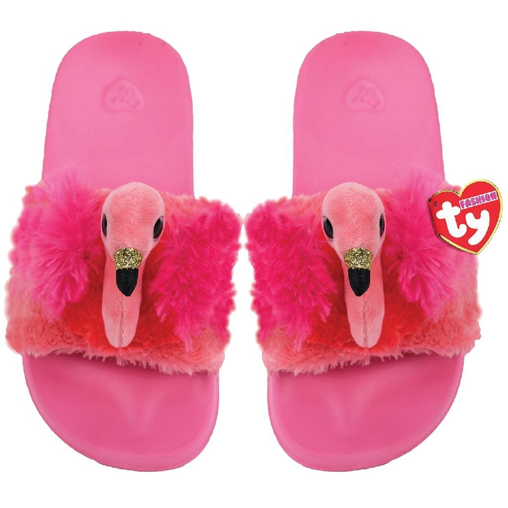 TY Fashion Slippers Flamingo Gilda Maat 36-38 TY Fashion Slippers Flamingo Gilda Maat 36-38