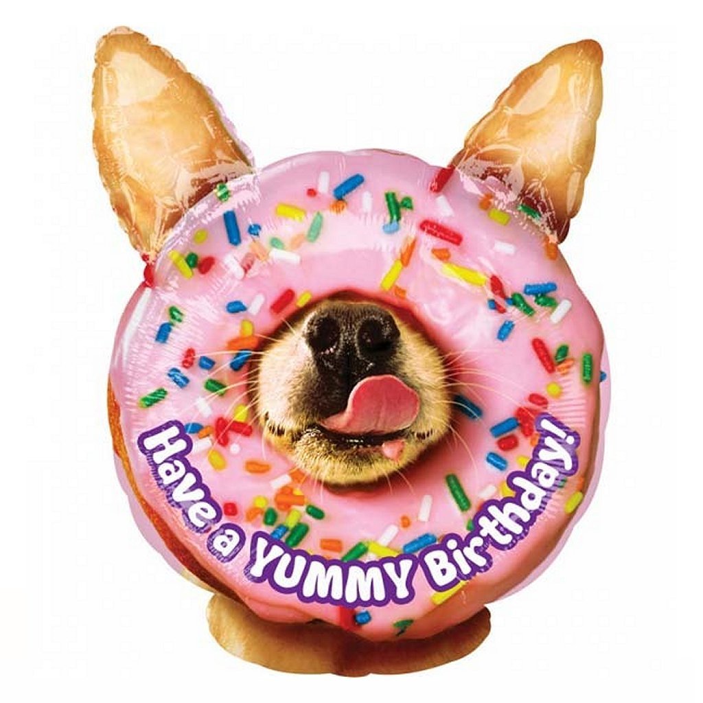 Folie Ballon Have a Yummy Birthday 35x45 cm Folie Ballon Have a Yummy Birthday 35x45 cm