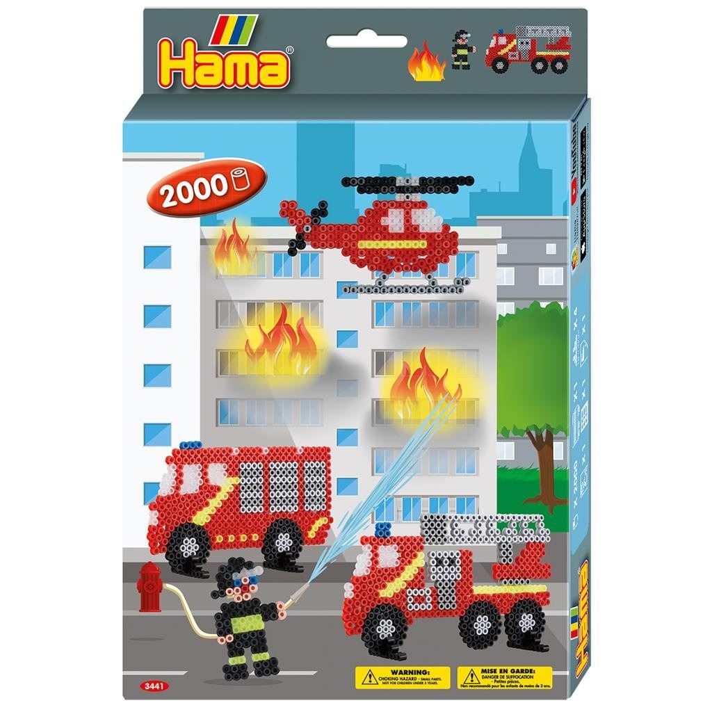 Hama Strijkkralen Brandweer 2000 Stuks Multicolor Hama Strijkkralen Brandweer 2000 Stuks Multicolor