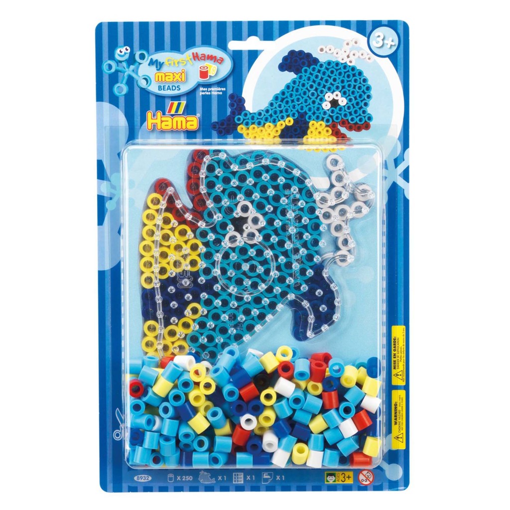 Hama Maxi Strijkkralen Dolfijn 250 Stuks Hama Maxi Strijkkralen Dolfijn 250 Stuks