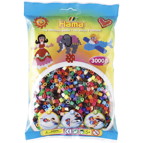 Hama Strijkkralen Totale Mix 3000 Stuks Hama Strijkkralen Totale Mix 3000 Stuks