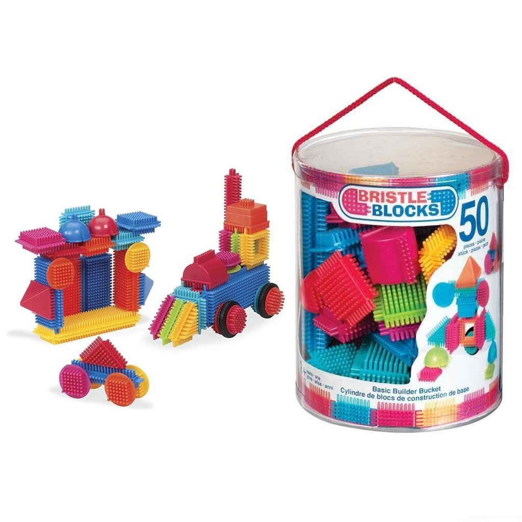 Bristle Blocks Emmer met 50 Stuks Bristle Blocks Emmer met 50 Stuks