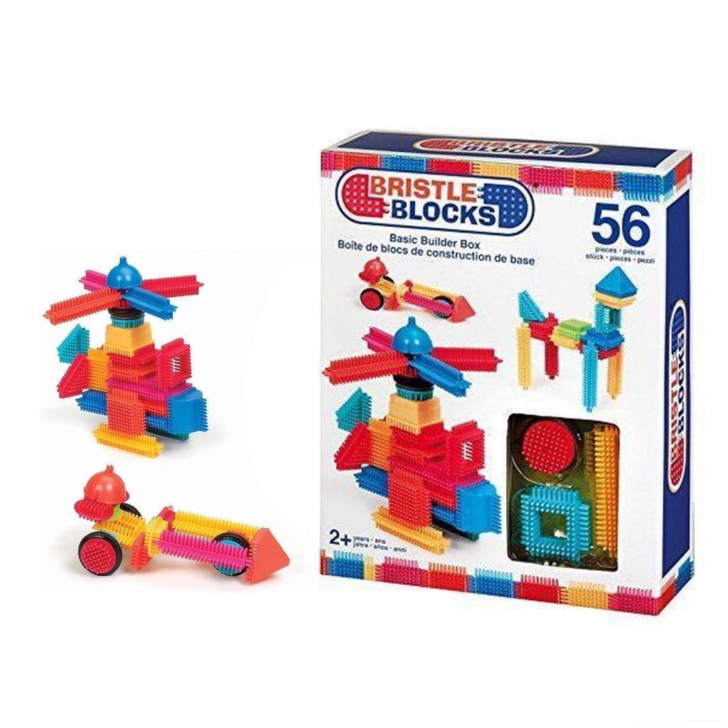 Bristle Blocks Box met 56 Stuks Bristle Blocks Box met 56 Stuks