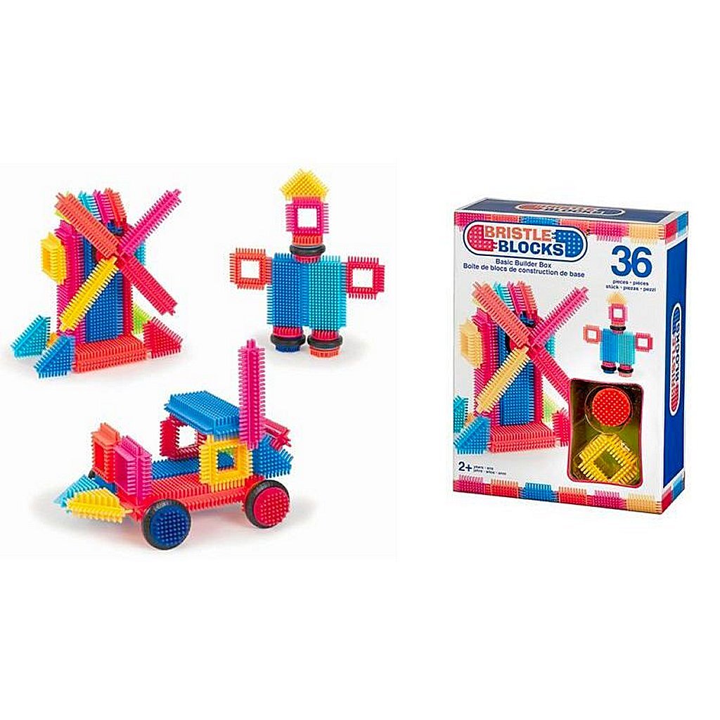 Bristle Blocks Box met 36 Stuks Bristle Blocks Box met 36 Stuks
