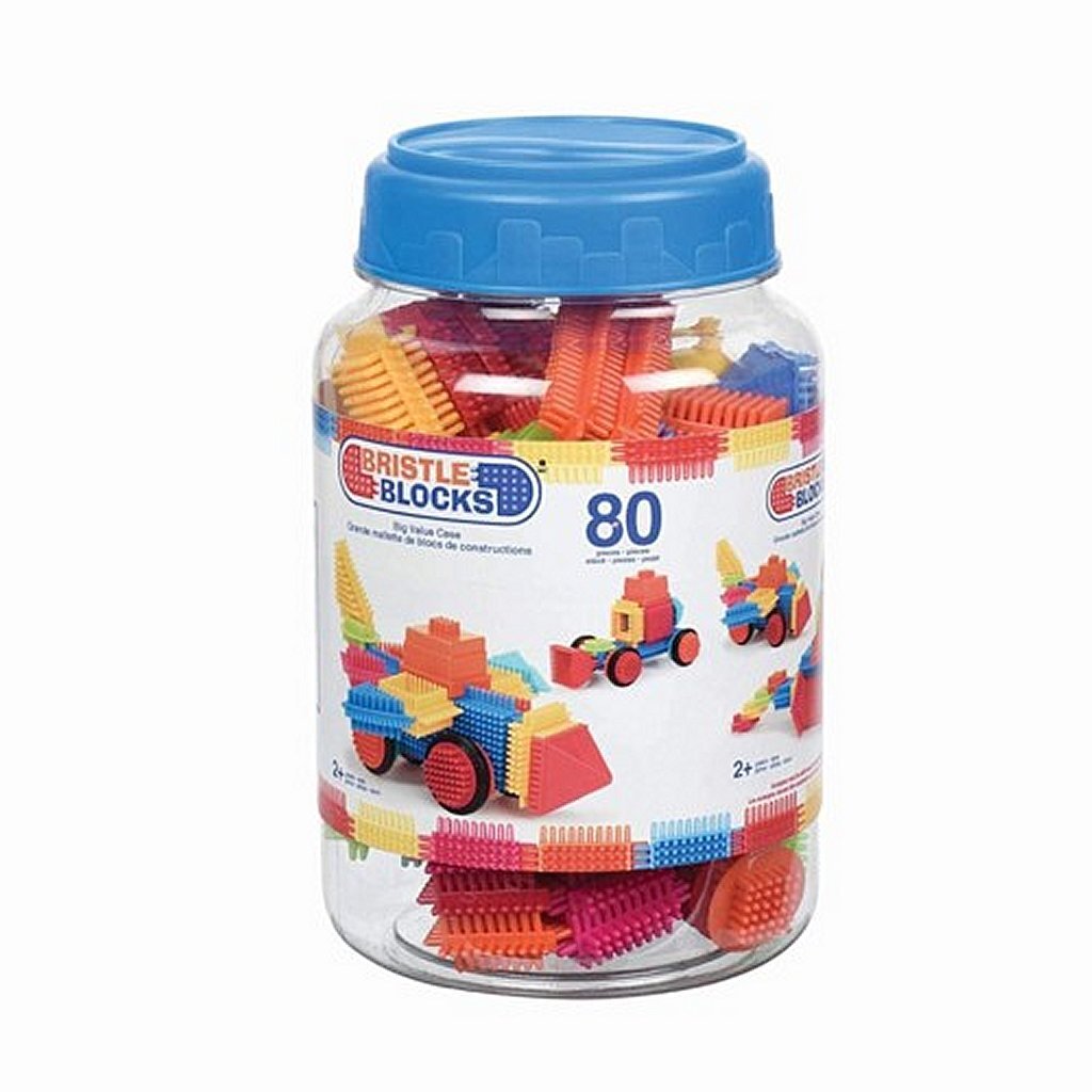 Bristle Blocks in Pot 80 Stuks Bristle Blocks in Pot 80 Stuks
