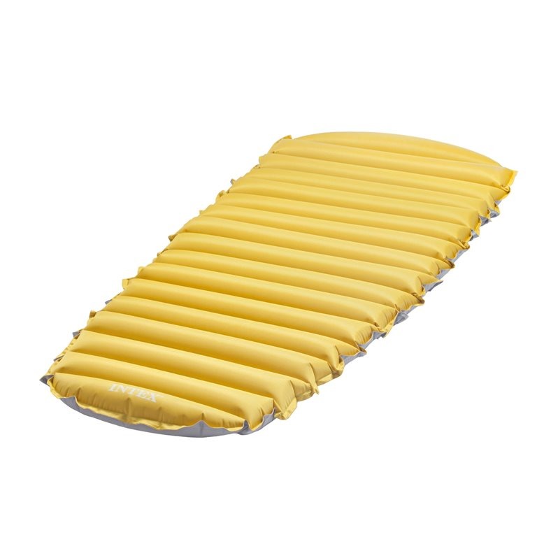 Intex 68708 luchtbed éénpersoons Cot Size Camp geel Intex 68708 luchtbed éénpersoons Cot Size Camp geel