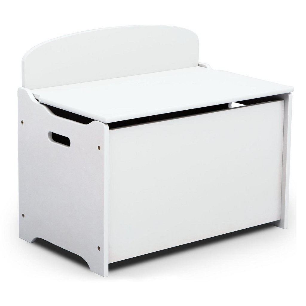Delta Children TB83460GN-130 Houten Opbergkist met Rugleuning Wit Delta Children TB83460GN-130 Houten Opbergkist met Rugleuning Wit