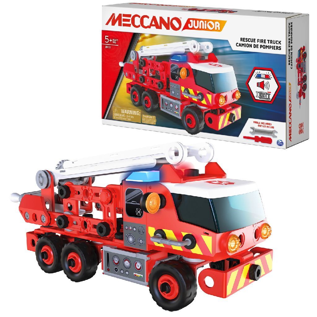 Meccano Junior Brandweerwagen Meccano Junior Brandweerwagen