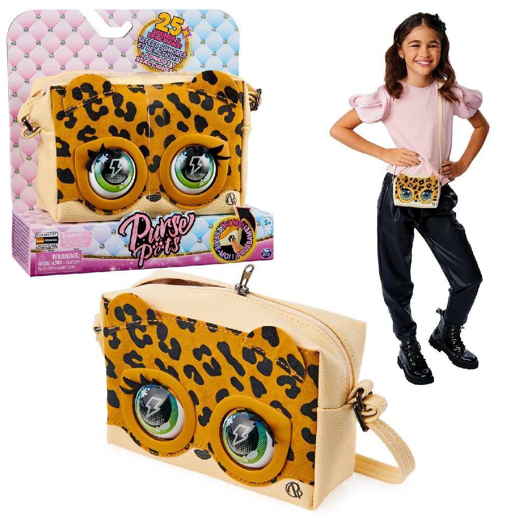 Purse Pets Interactieve Luipaard Tas Purse Pets Interactieve Luipaard Tas