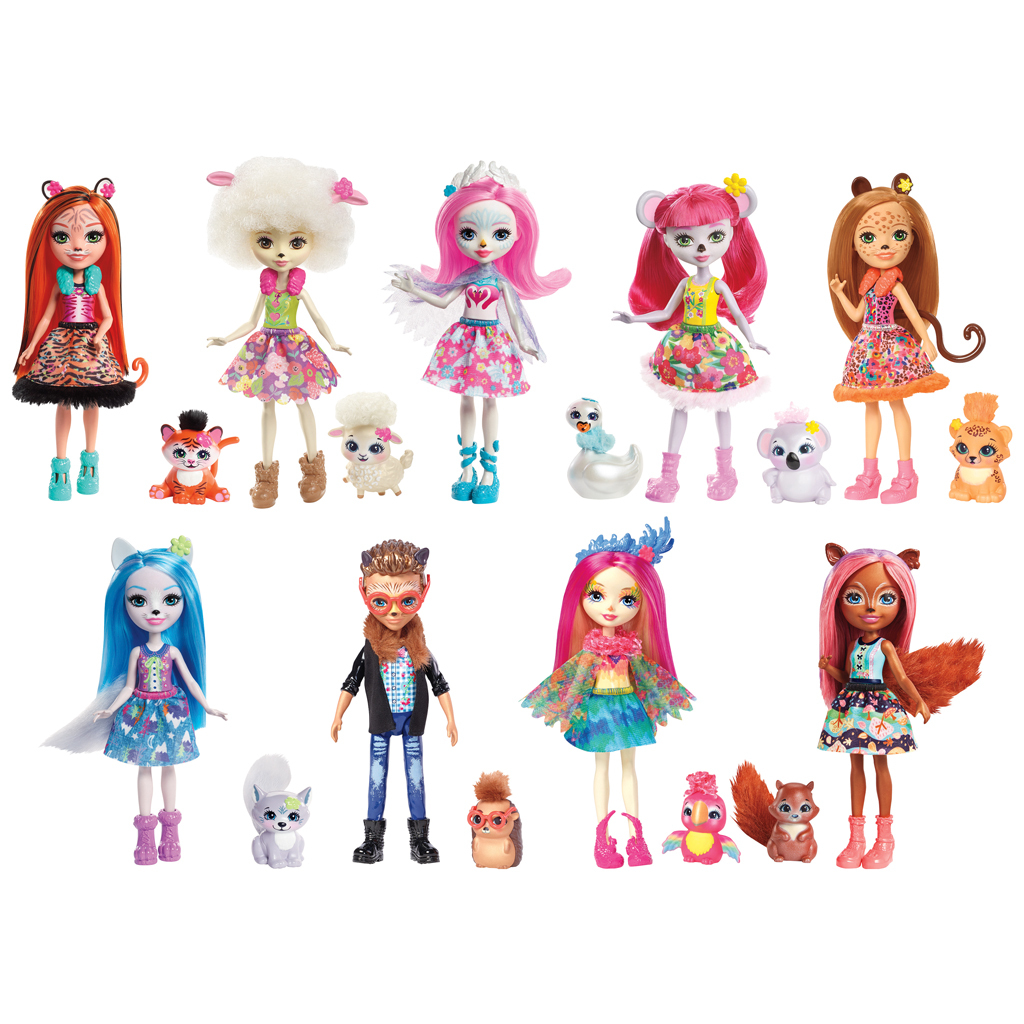 Mattel Enchantimals Pop met Dierenvriendje + Accessoires Assorti Mattel Enchantimals Pop met Dierenvriendje + Accessoires Assorti