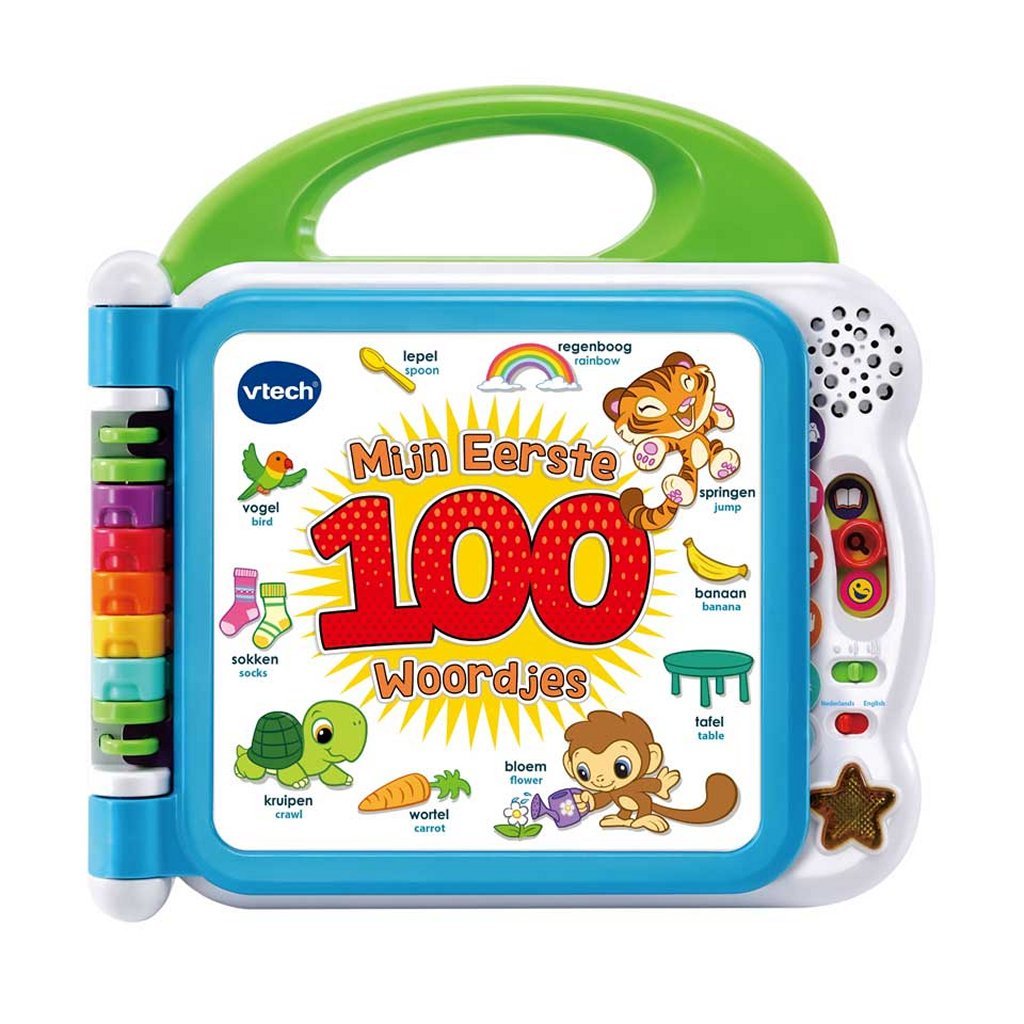 VTech Baby Mijn Eerste 100 Woordjes met Licht en Geluid VTech Baby Mijn Eerste 100 Woordjes met Licht en Geluid
