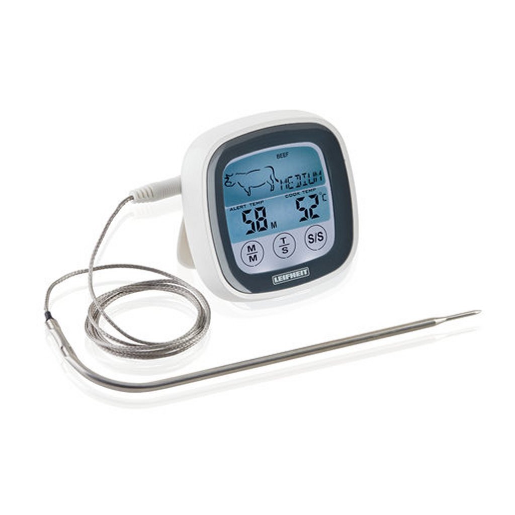 Leifheit 3223 Digitale Oven- en BBQ Thermometer Wit/Grijs Leifheit 3223 Digitale Oven- en BBQ Thermometer Wit/Grijs