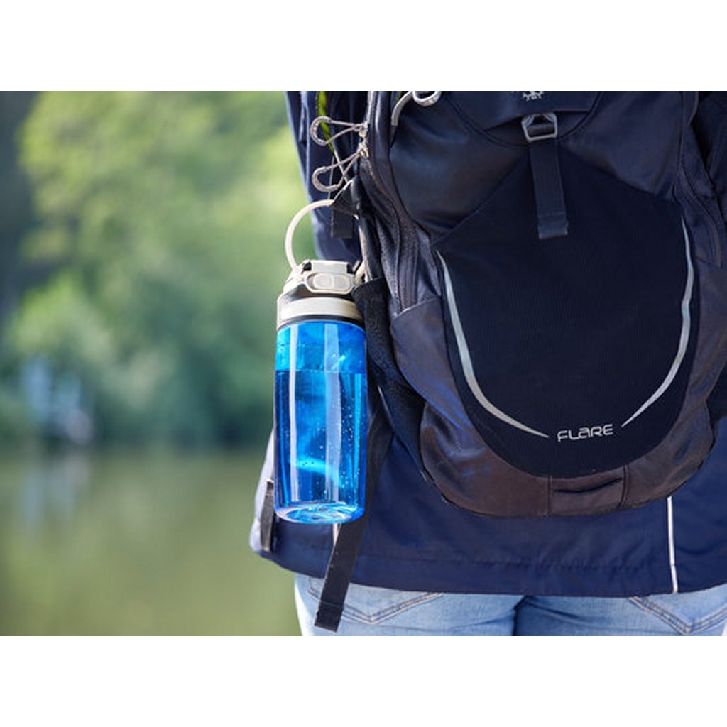 Leifheit 3266 Flip Tritan Drinkfles 550 ml Lichtblauw Leifheit 3266 Flip Tritan Drinkfles 550 ml Lichtblauw