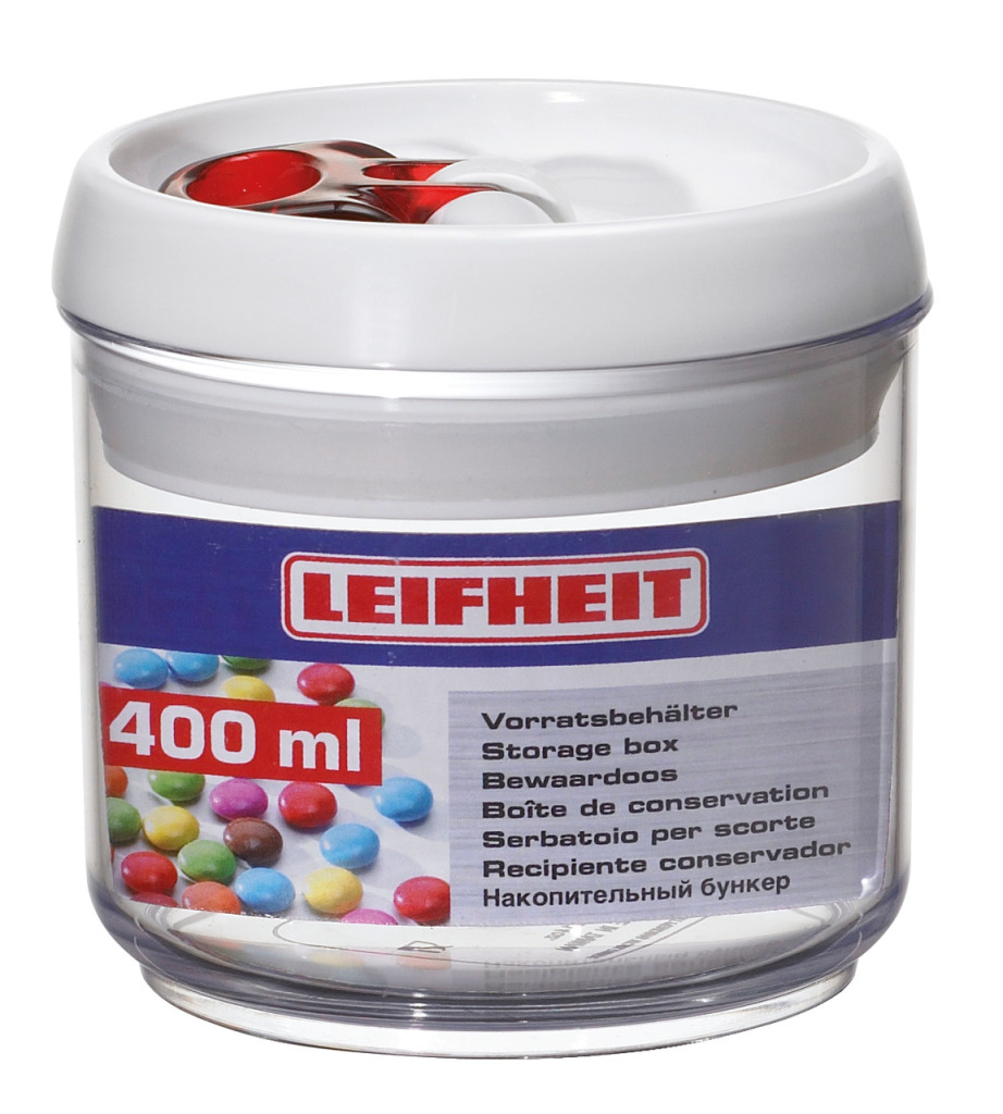 Leifheit 31198 Voorraadbus Fresh & Easy Rond 400Ml Leifheit 31198 Voorraadbus Fresh & Easy Rond 400Ml