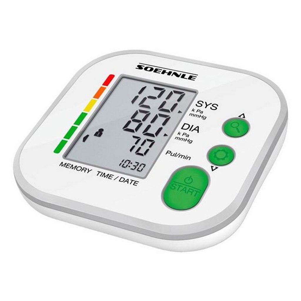 Soehnle 68127 Systo Monitor 180 Bovenarm-Bloeddrukmeter Wit/Grijs Soehnle 68127 Systo Monitor 180 Bovenarm-Bloeddrukmeter Wit/Grijs