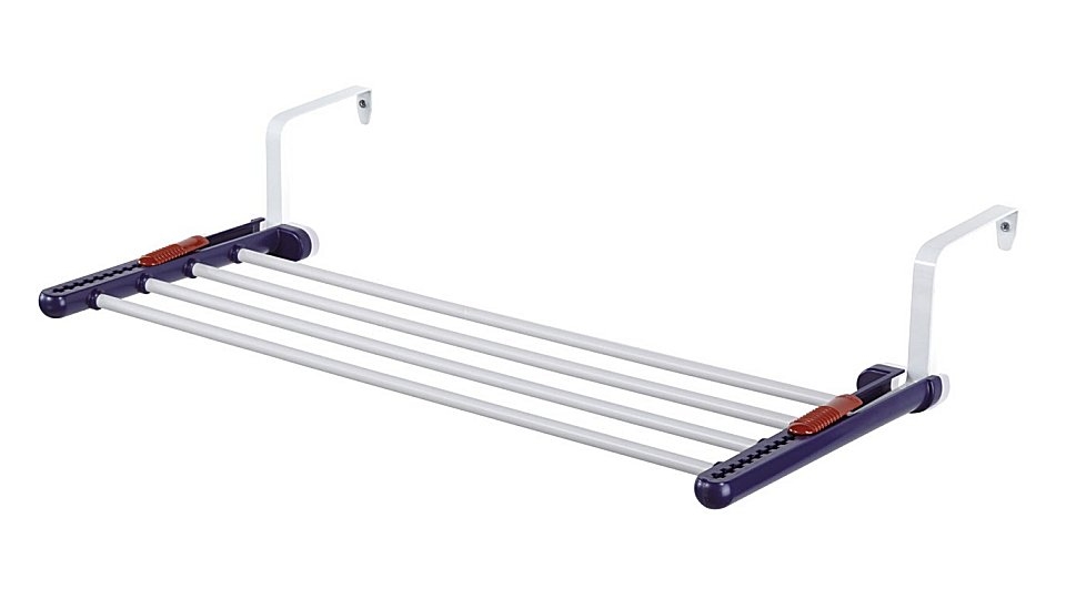 Leifheit 81410 Radiator/Balkon Droogrek Quartett 2 meter Leifheit 81410 Radiator/Balkon Droogrek Quartett 2 meter