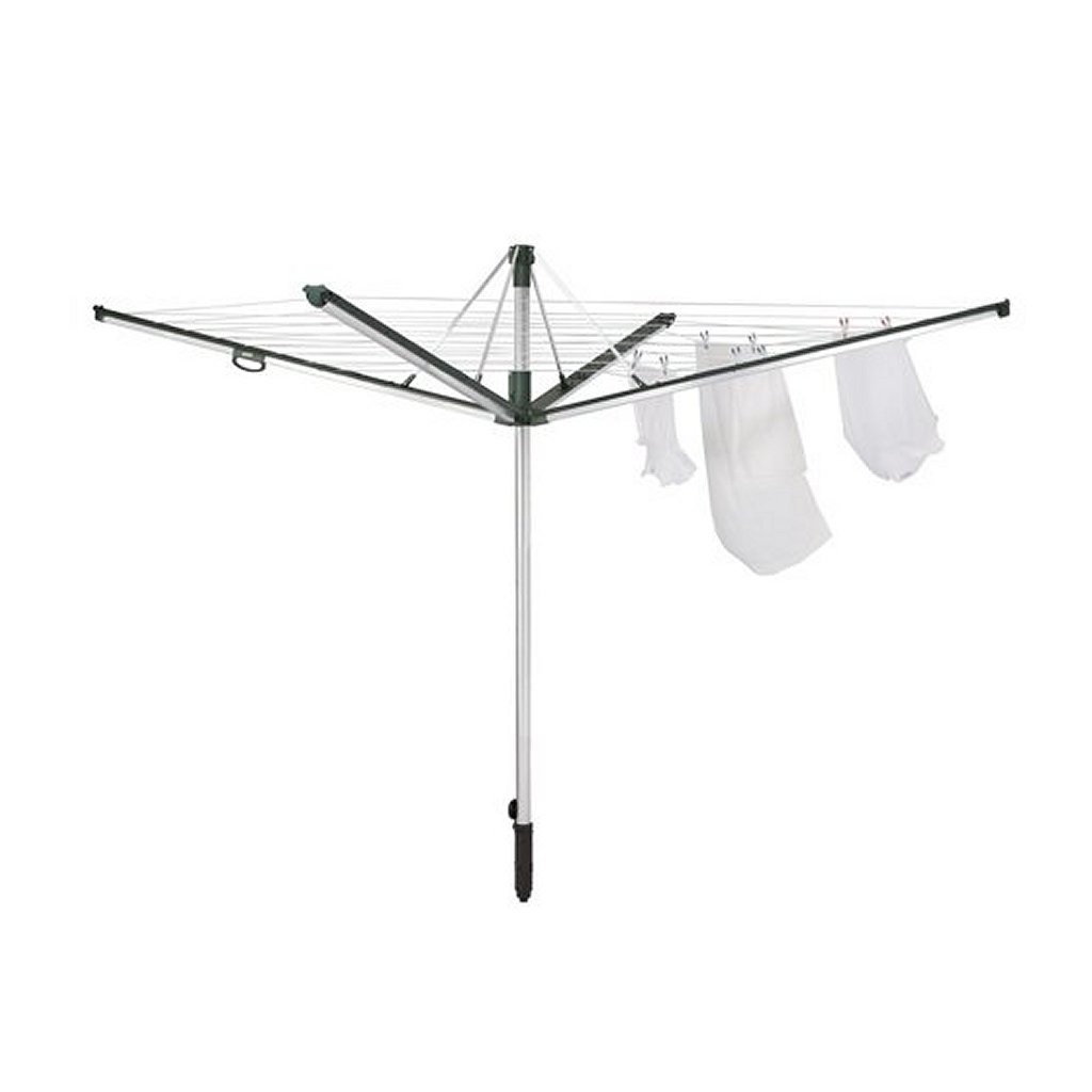 Leifheit 85277 Linomatic Plus 600 Droogmolen Zilver/Antraciet Leifheit 85277 Linomatic Plus 600 Droogmolen Zilver/Antraciet