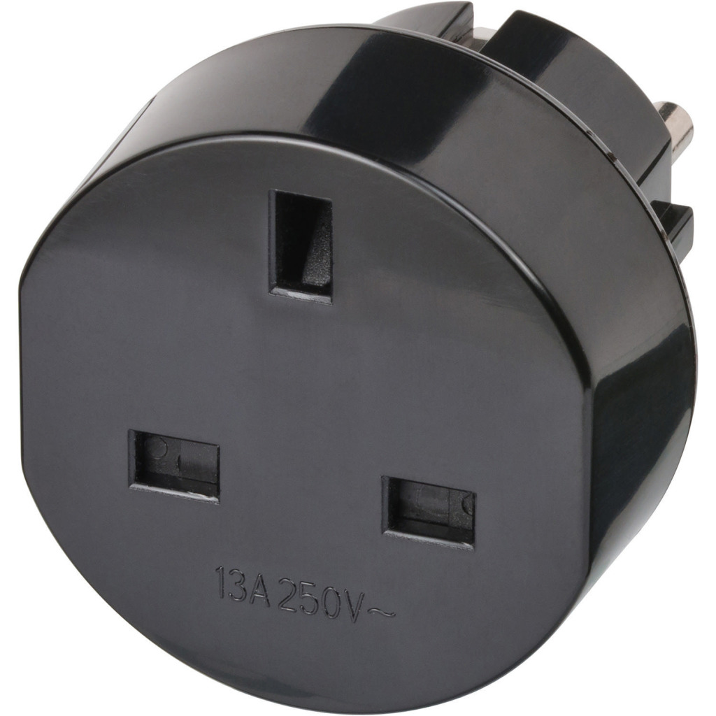 Brennenstuhl BN-1508530 Reisadapter Gb-naar-europa Geaard Brennenstuhl BN-1508530 Reisadapter Gb-naar-europa Geaard