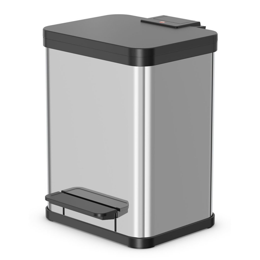 Hailo Oko Duo Plus M Pedaalemmer 2x9L RVS/Zwart Hailo Oko Duo Plus M Pedaalemmer 2x9L RVS/Zwart