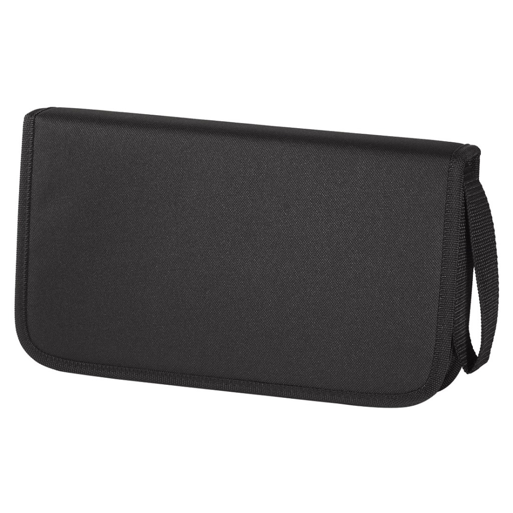 Hama Nylon Wallet Voor 64 CD/DVD/Blue-ray Zwart Hama Nylon Wallet Voor 64 CD/DVD/Blue-ray Zwart