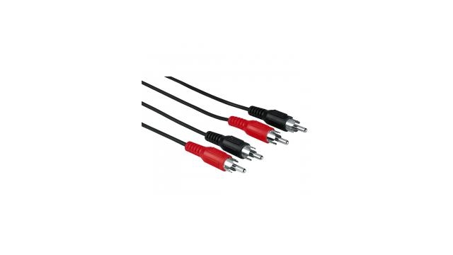 Hama Kabel 2x 2RCA Plug 1.2M Hama Kabel 2x 2RCA Plug 1.2M