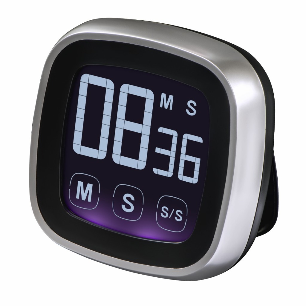 Xavax Keukentimer Touch Digitaal Zilver/zwart Xavax Keukentimer Touch Digitaal Zilver/zwart