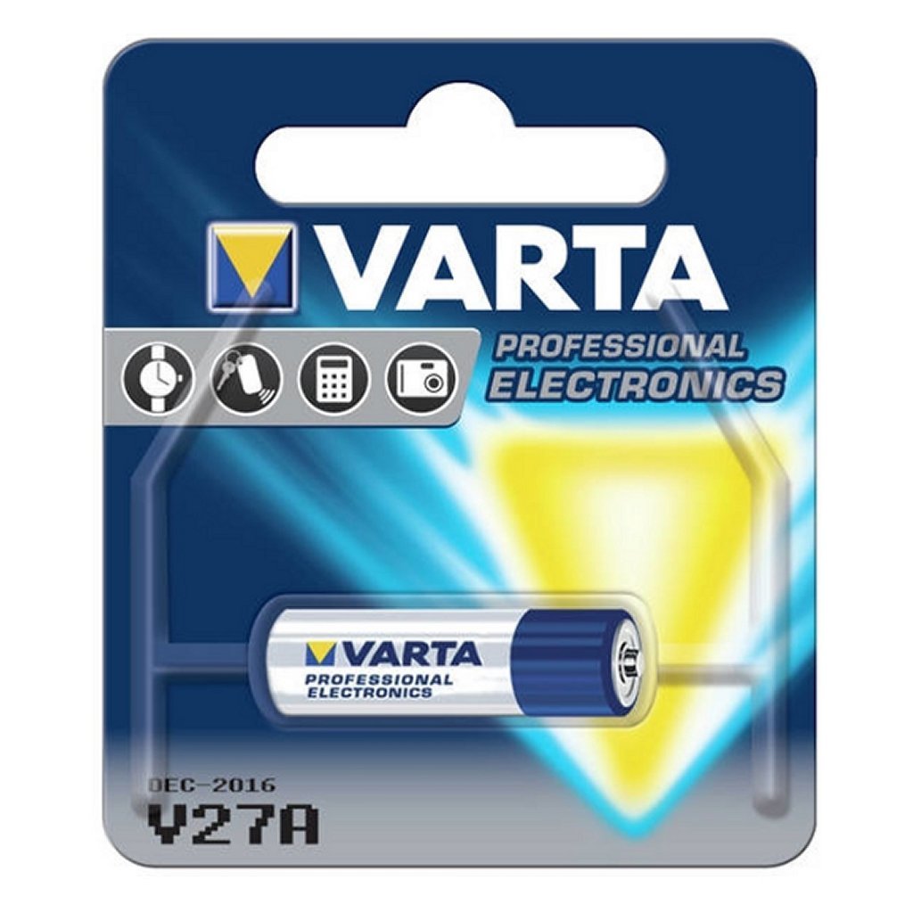 Varta V27A 12V Batterij Zilver/Blauw Varta V27A 12V Batterij Zilver/Blauw
