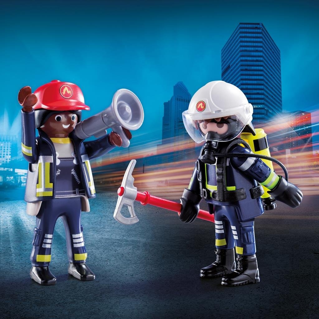 Playmobil 70081 Duo Pack Brandweerlui Playmobil 70081 Duo Pack Brandweerlui