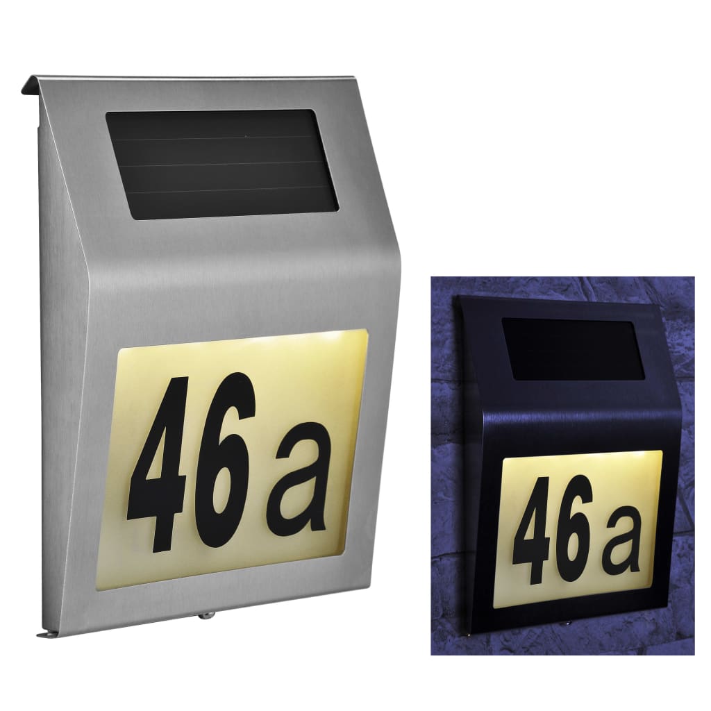 HI Huisnummerlamp solar LED HI Huisnummerlamp solar LED