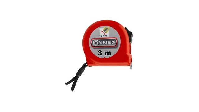 Connex COXT701163 ABS Rolmeter 16mm 3m Connex COXT701163 ABS Rolmeter 16mm 3m