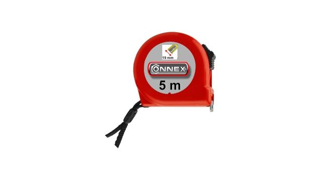 Connex COXT701195 ABS Rolmeter 19mm 5m Connex COXT701195 ABS Rolmeter 19mm 5m
