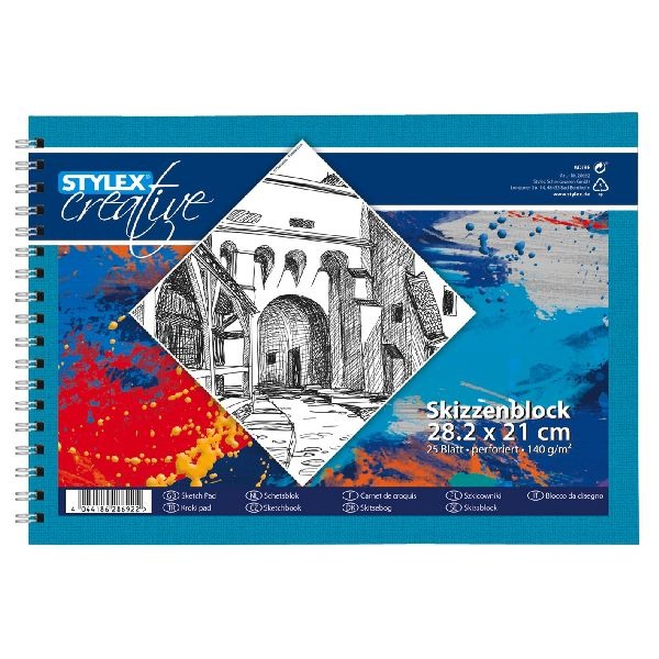 Toppoint Schetsboek A4 25vel 140gr Toppoint Schetsboek A4 25vel 140gr