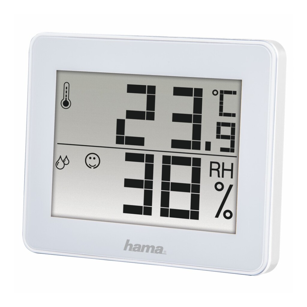 Hama Thermo-/hygrometer TH-130 Wit Hama Thermo-/hygrometer TH-130 Wit