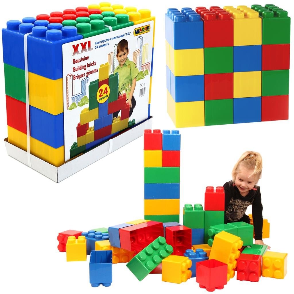 Wader Mega Bouwblokken 24 Stuks Wader Mega Bouwblokken 24 Stuks