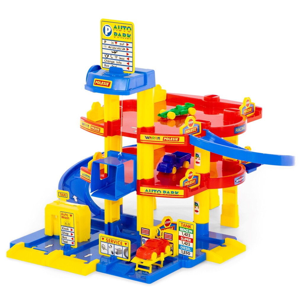 Wader Parkeergarage met 3 Etages 58.5x51x59 cm Wader Parkeergarage met 3 Etages 58.5x51x59 cm