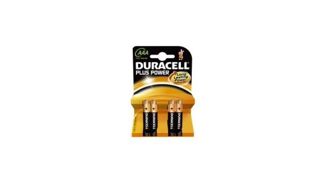 Duracell MN2400P4 Batterij AAA Plus 4x Duracell MN2400P4 Batterij AAA Plus 4x