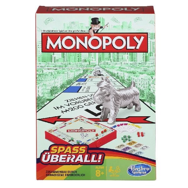 Hasbro Reisespiel Monopoly Hasbro Reisespiel Monopoly