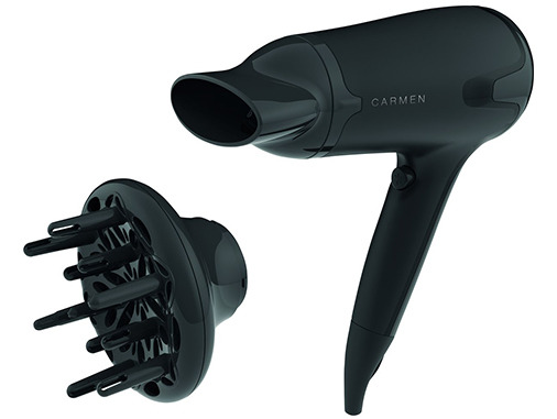 Carmen HD1695 Föhn High Performance Volume 1700W Zwart Carmen HD1695 Föhn High Performance Volume 1700W Zwart