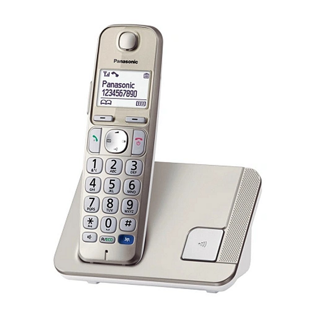 Panasonic KX-TGE210NLN DECT Telefoon Grijs/Wit Panasonic KX-TGE210NLN DECT Telefoon Grijs/Wit
