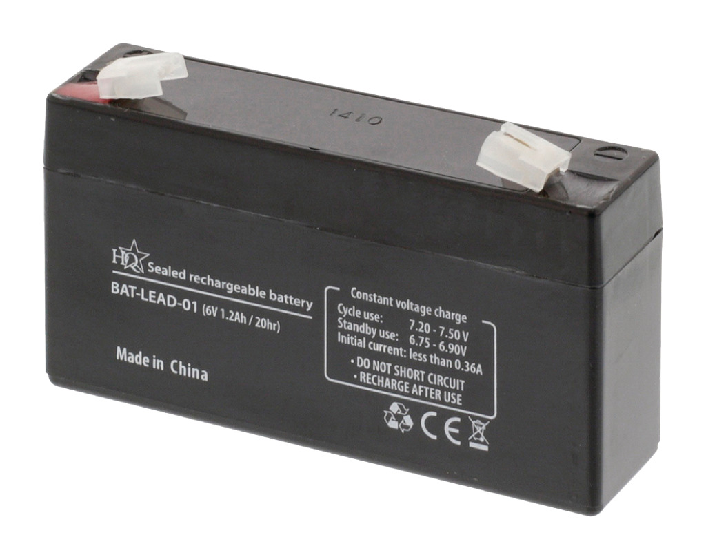 Hq Bat-lead-01 Loodaccu 6 V 1.2 Ah Hq Bat-lead-01 Loodaccu 6 V 1.2 Ah