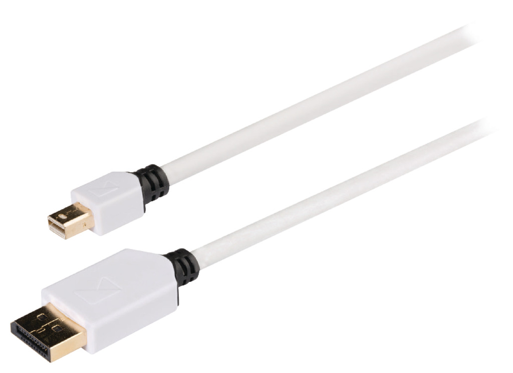 König KNM37400W20 Mini Displayport Kabel Mini Displayport Male - Displayport Male 2,00 M Wit König KNM37400W20 Mini Displayport Kabel Mini Displayport Male - Displayport Male 2,00 M Wit