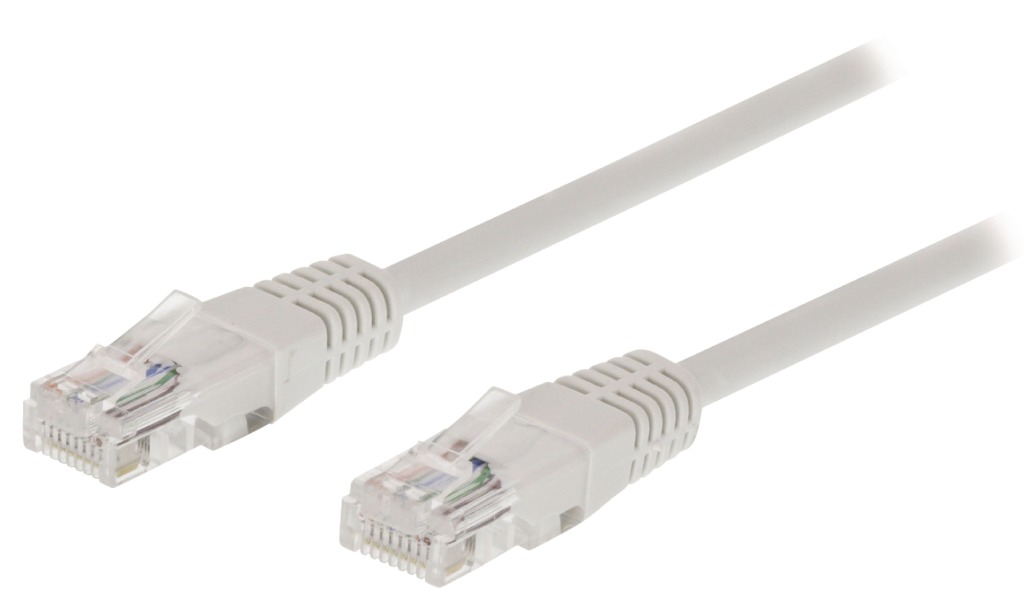 Valueline VLCT85000W100 Cat5e Utp Netwerkkabel Rj45 (8/8) Male - Rj45 (8/8) Male 10.0 M Wit Valueline VLCT85000W100 Cat5e Utp Netwerkkabel Rj45 (8/8) Male - Rj45 (8/8) Male 10.0 M Wit