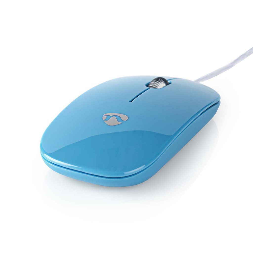 Nedis MSWD200BU Bedrade Muis 1000 Dpi 3-knops Blauw Nedis MSWD200BU Bedrade Muis 1000 Dpi 3-knops Blauw