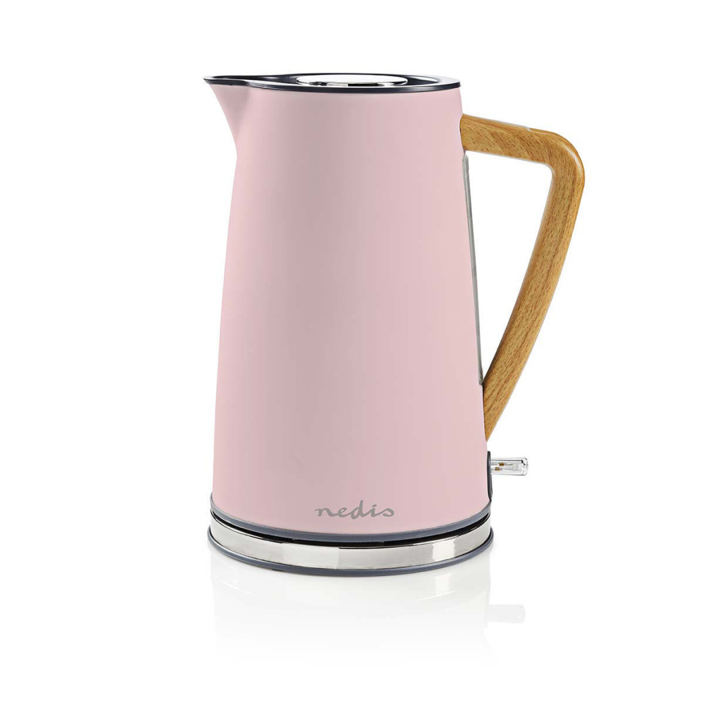 Nedis KAWK510EPK Waterkoker 1,7L 2200W Soft-Touch Roze Nedis KAWK510EPK Waterkoker 1,7L 2200W Soft-Touch Roze