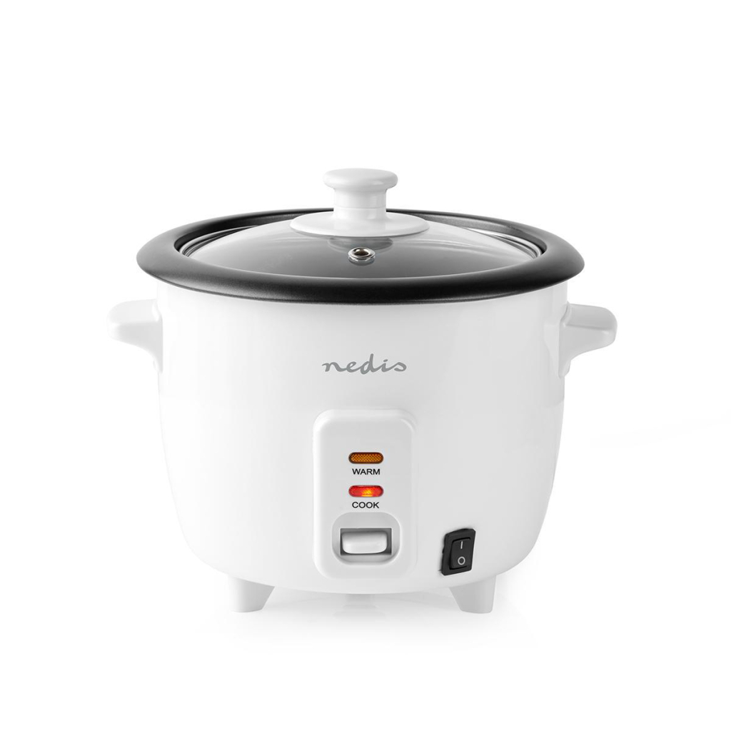 Nedis KARC06WT Rijstkoker 300 Watt 0,6 L Wit Nedis KARC06WT Rijstkoker 300 Watt 0,6 L Wit