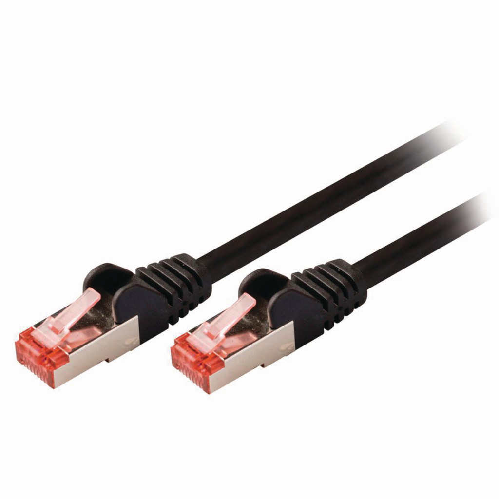 Nedis CCGP85221BK05 Cat6 S/ftp-netwerkkabel Rj45 Male - Rj45 Male 0,5 M Zwart Nedis CCGP85221BK05 Cat6 S/ftp-netwerkkabel Rj45 Male - Rj45 Male 0,5 M Zwart