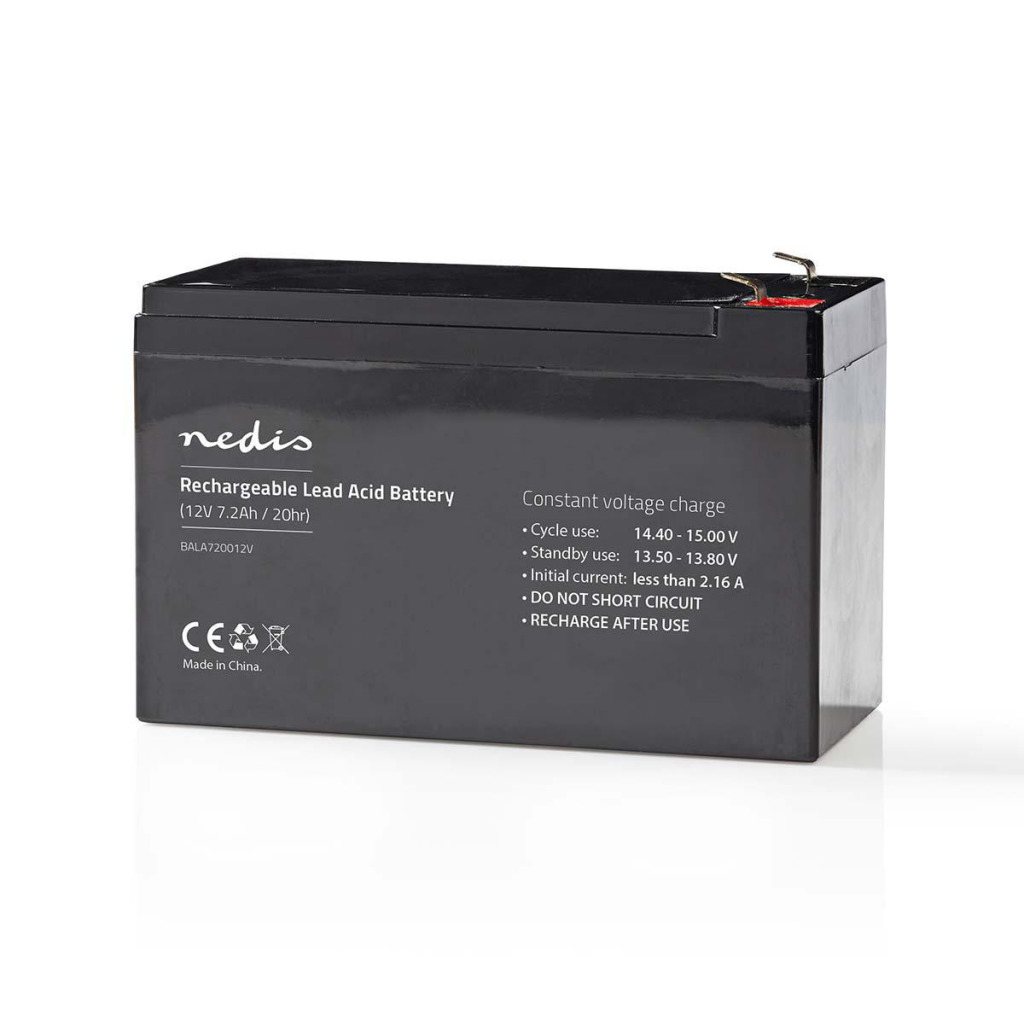 Nedis BALA720012V Oplaadbare Loodzuuraccu 12v 7200 Mah 151 X 65 X 95 Mm Nedis BALA720012V Oplaadbare Loodzuuraccu 12v 7200 Mah 151 X 65 X 95 Mm