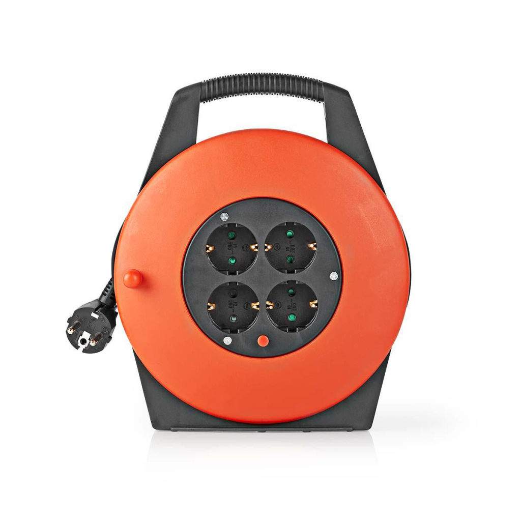 Nedis PECCR10 Kabelhaspel 10,0 M H05vv-f 3g1.5 Ip20 Nedis PECCR10 Kabelhaspel 10,0 M H05vv-f 3g1.5 Ip20