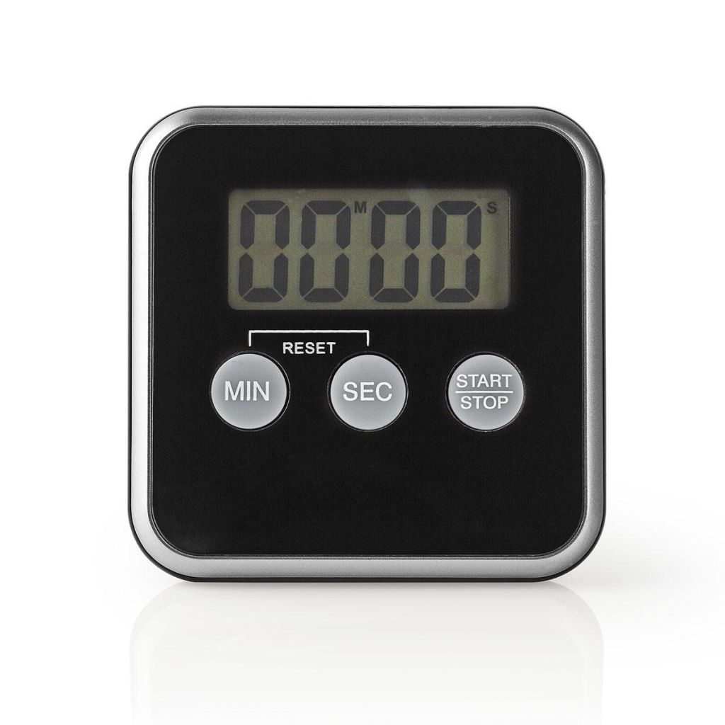Nedis KATR102BK Keukentimer Digitaal Display Zwart Nedis KATR102BK Keukentimer Digitaal Display Zwart
